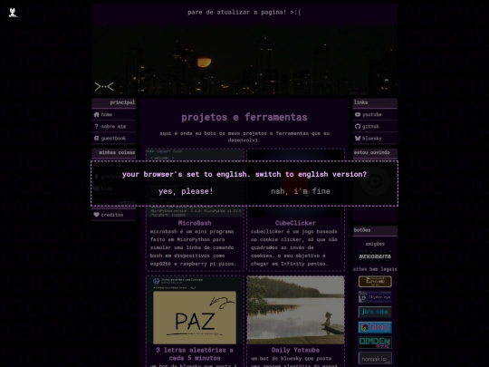 projects screenshot