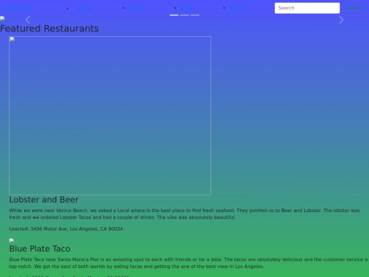 Californiapage screenshot