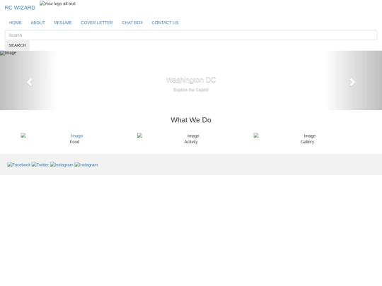 rcwizardhomepage screenshot