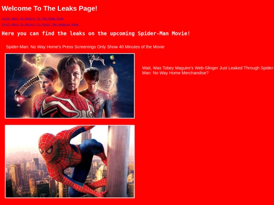 Spider-ManLeaks screenshot