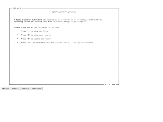 sos/entity_activity screenshot