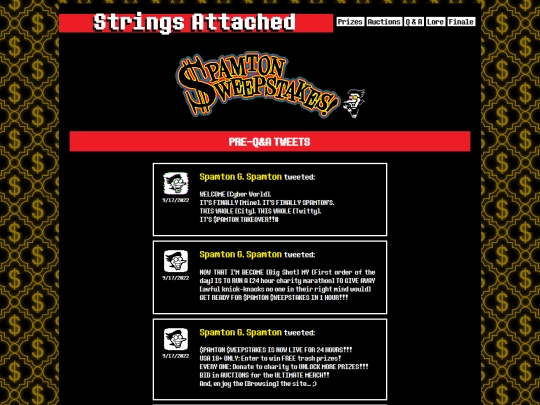 sweepstakes/qna screenshot