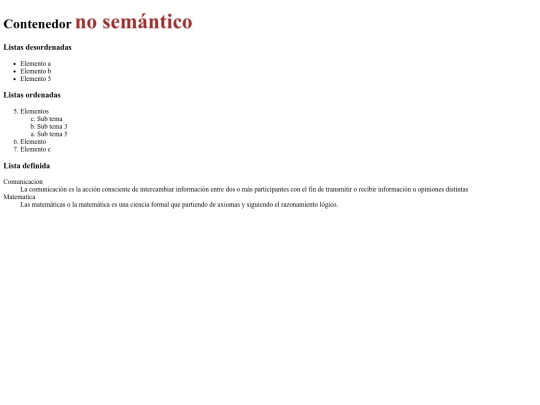 contenedorlista screenshot