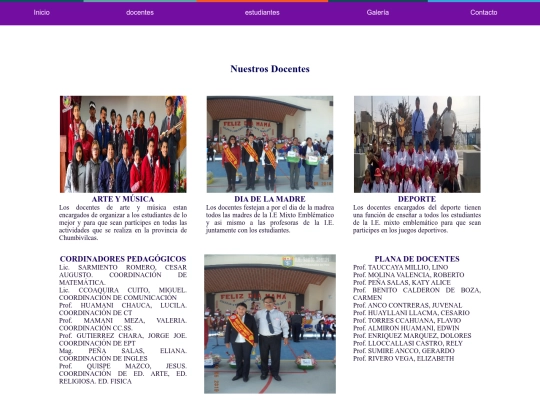 el proyecto/docentes screenshot