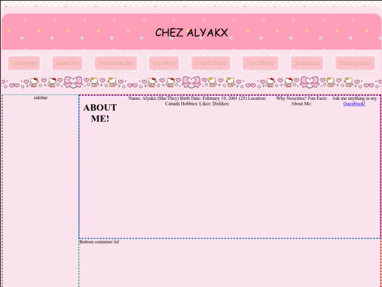 Aboutme screenshot