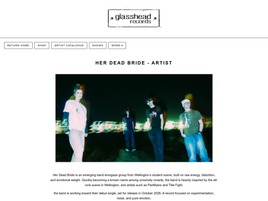 artist's/herdeadbride screenshot