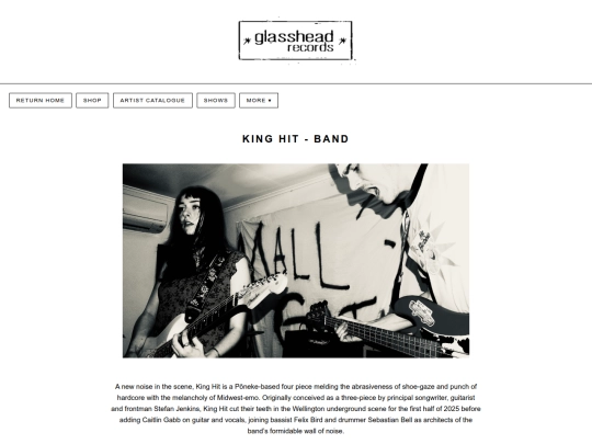 artist's/kinghit screenshot