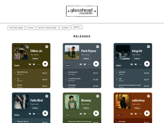 releases screenshot