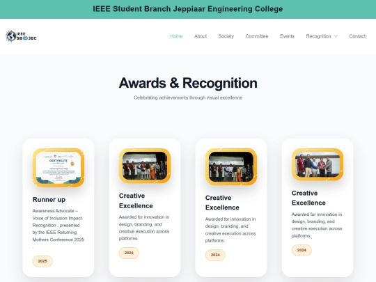 awards screenshot