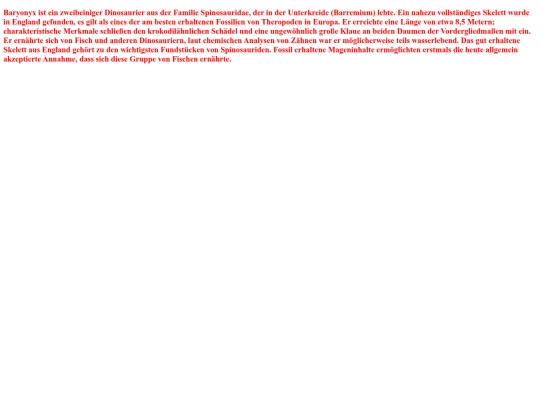 HTML/Dinos/Baryonix screenshot