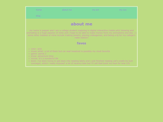 aboutme screenshot
