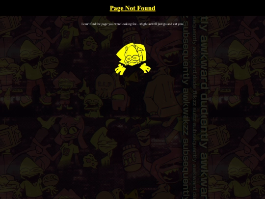 not_found screenshot
