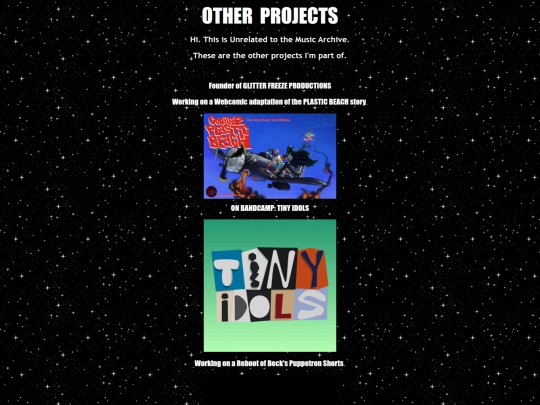 projects screenshot