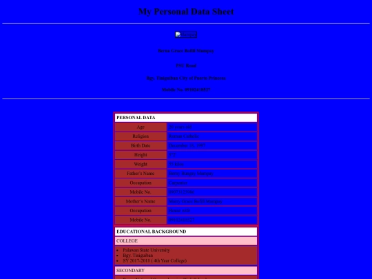 mampay/hciMampayBernaGrace/MampayResume screenshot