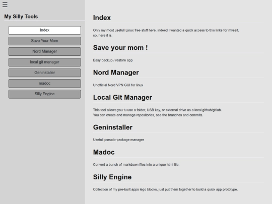 index screenshot