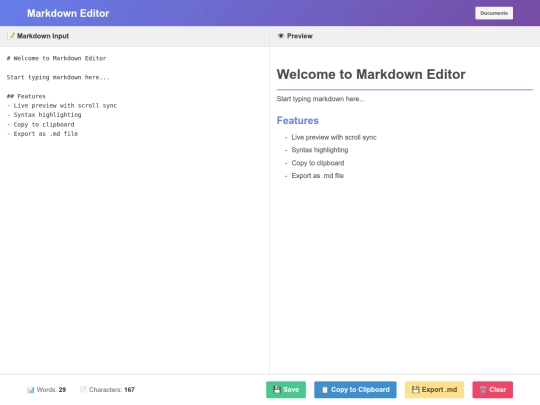 tools/markdown-editor screenshot