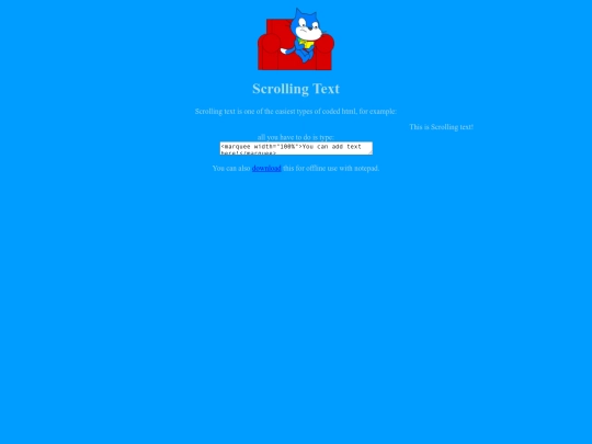 ScrollingText screenshot