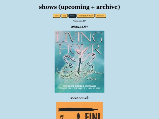 shows/shows_home screenshot