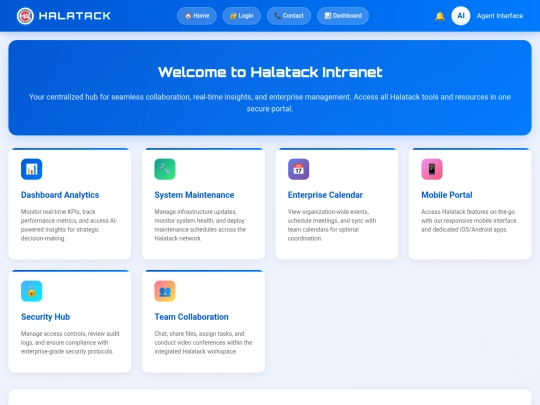 intranet screenshot