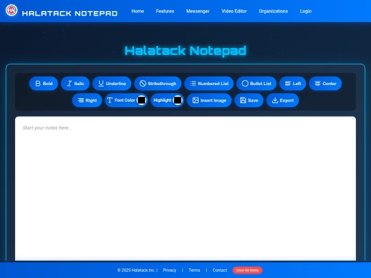 notepad screenshot
