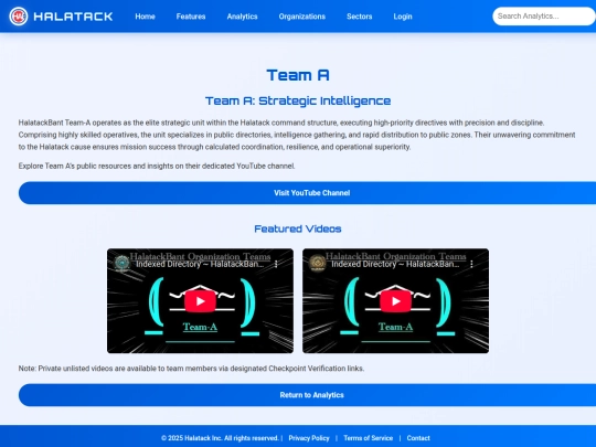 team-a screenshot