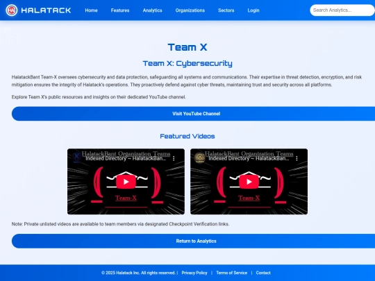 team-unclassified screenshot