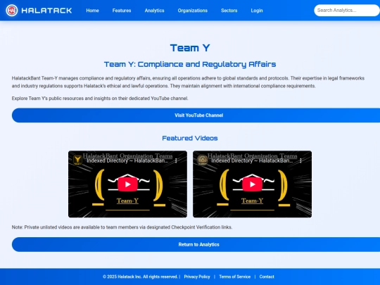 team-y screenshot