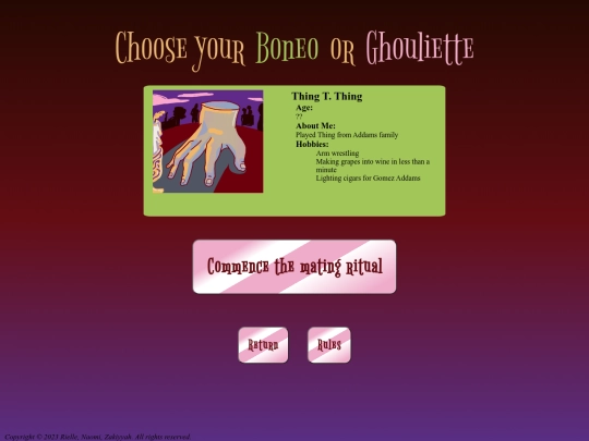 dateSelectionPage screenshot