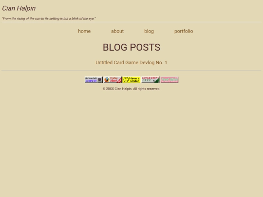 blog screenshot