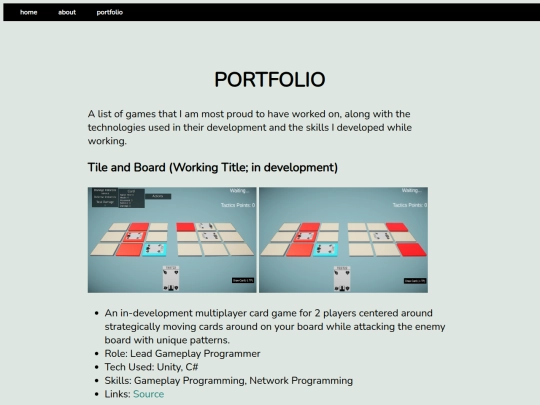 portfolio screenshot