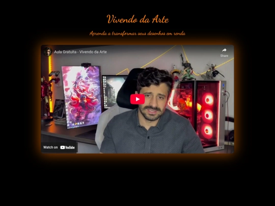 html vivendo da arte screenshot