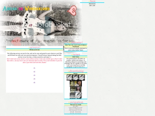 surveys screenshot