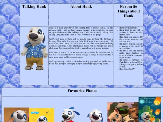about/personal/shrine/hank/hank screenshot