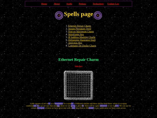 spells screenshot