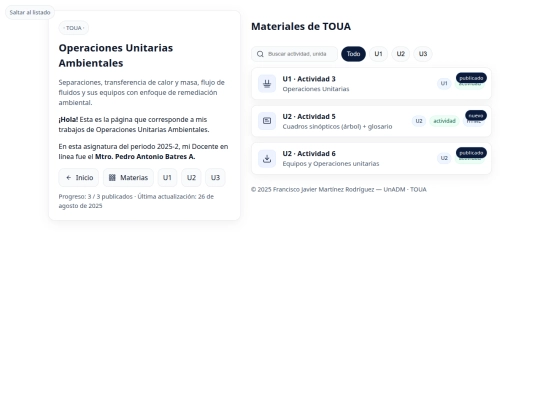 TOUA screenshot