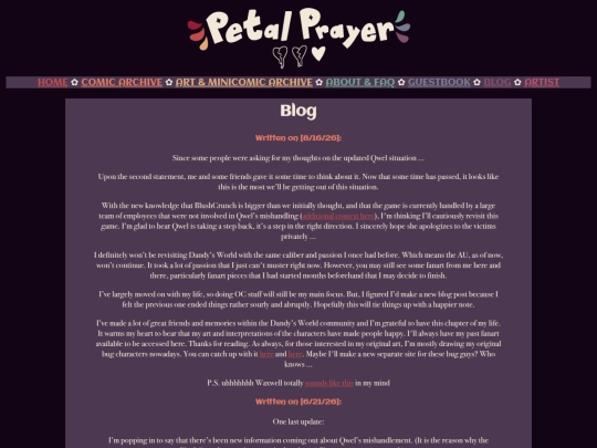 blog screenshot