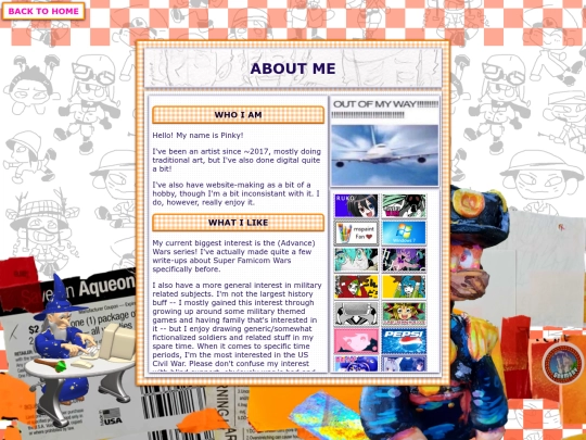 about-me screenshot