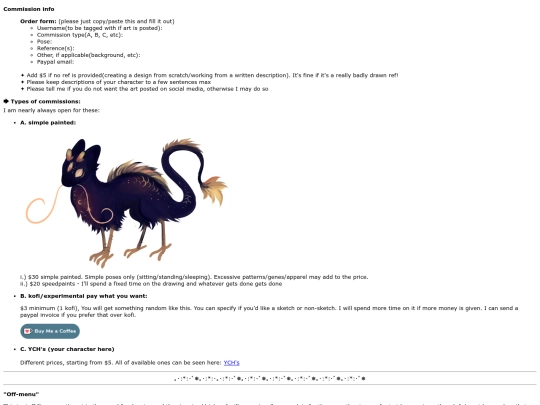 commissioninfo screenshot