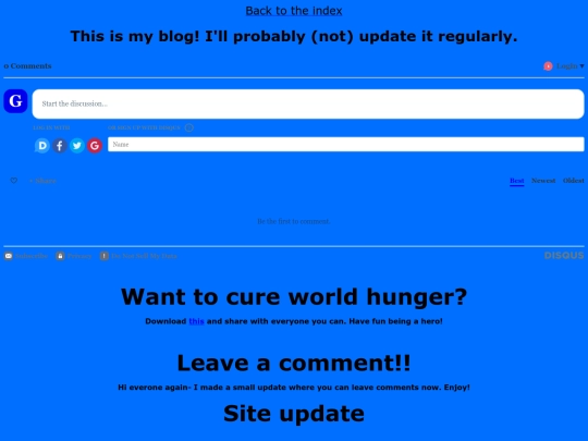 blog screenshot