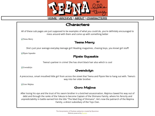 characters screenshot