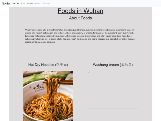 pages/food screenshot