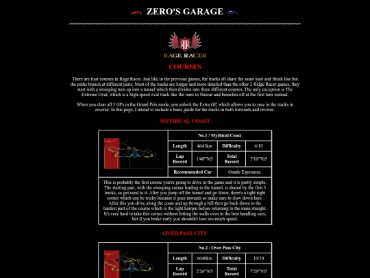 rage-racer/courses screenshot