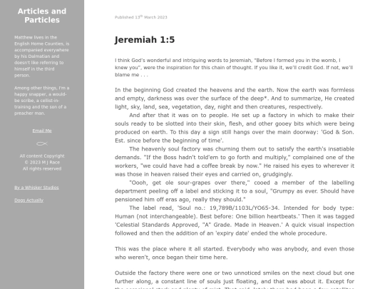 blog/heaven screenshot