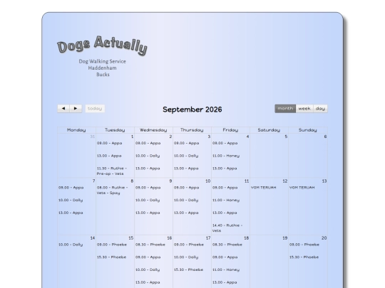 bookings2 screenshot