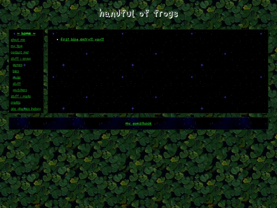 blog screenshot