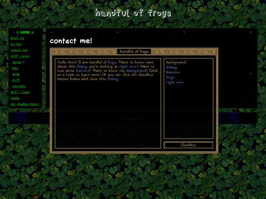 contact screenshot