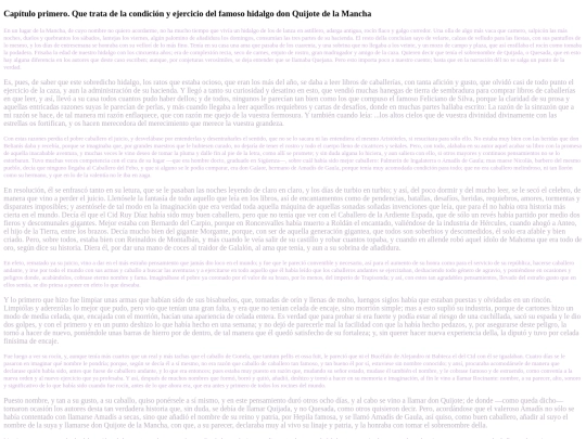quijote screenshot