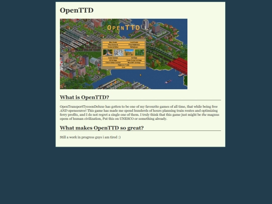 OpenTTD screenshot