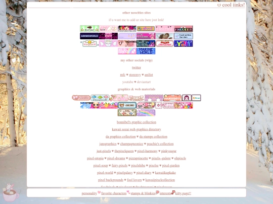 links screenshot