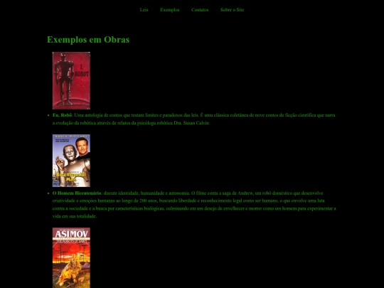 exemplo screenshot